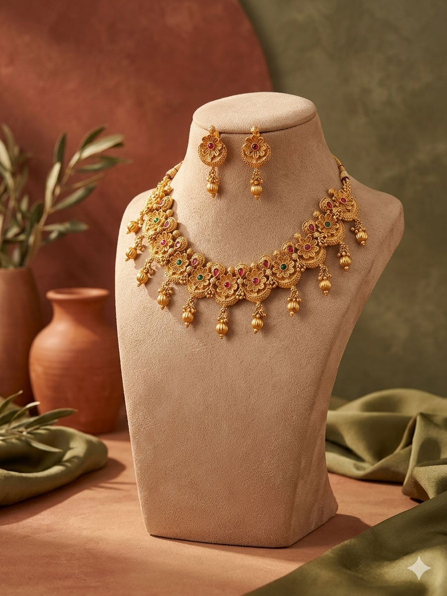 Payal Pearl Drop Necklace