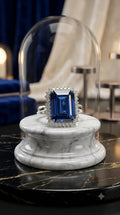 Royal Blue Striking statement ring