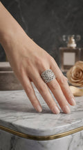 Celestial Pavé Statement Ring