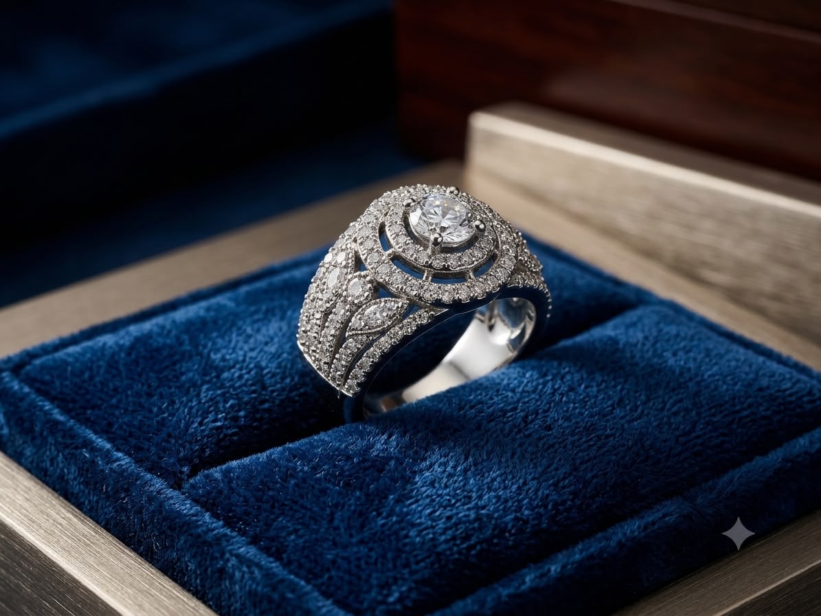 Timeless Halo Elegance Ring